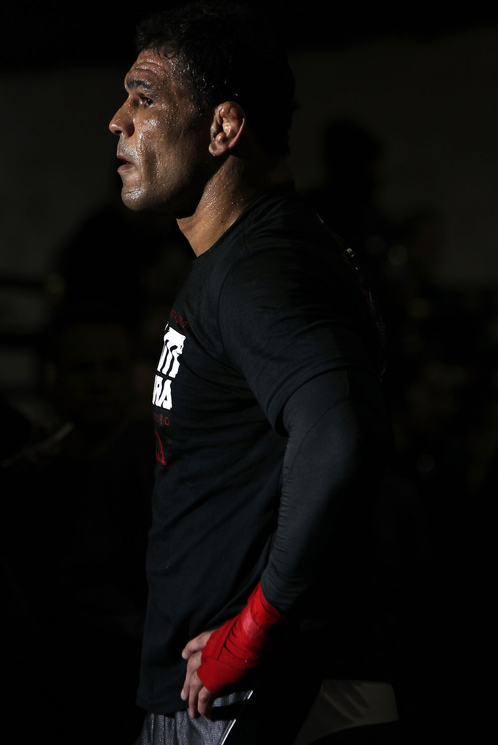 TORONTO, ON - DECEMBER 07:  Antonio Rodrigo "Minotauro" Nogueira works out for the fans and media during the UFC 140 Open Workouts at the Xtreme Couture Gym on December 7, 2011 in Toronto, Ontario.  (Photo by Josh Hedges/Zuffa LLC/Zuffa LLC via Getty Images)