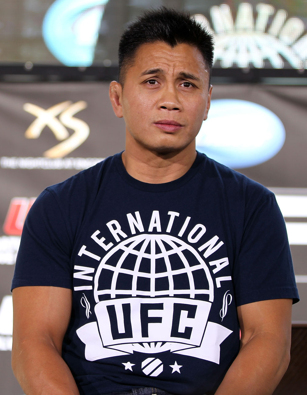 LAS VEGAS, NV - JULY 5: Cung Le attends a pre-fight news conference before the UFC 148 Open Workouts inside XS nightclub at the Encore on July 5, 2012 in Las Vegas, Nevada. (Photo by Josh Hedges/Zuffa LLC/Zuffa LLC via Getty Images)