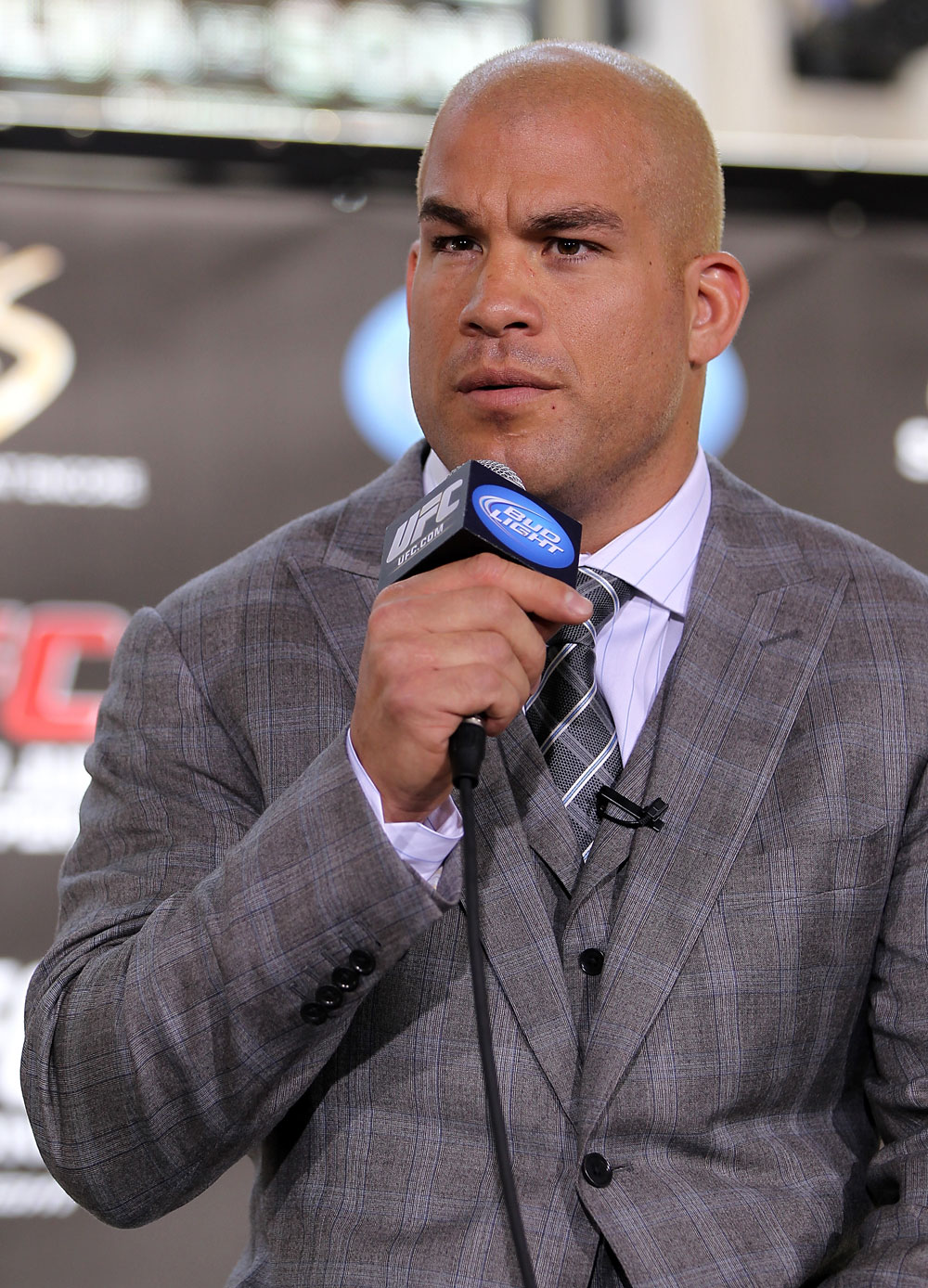 LAS VEGAS, NV - JULY 5: Tito Ortiz attends a pre-fight news conference before the UFC 148 Open Workouts inside XS nightclub at the Encore on July 5, 2012 in Las Vegas, Nevada. (Photo by Josh Hedges/Zuffa LLC/Zuffa LLC via Getty Images)