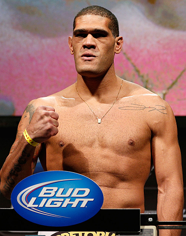 LAS VEGAS, NV - FEBRUARY 01:  Antonio "Bigfoot" Silva weighs in during the UFC 156 weigh-in on February 1, 2013 at Mandalay Bay Events Center in Las Vegas, Nevada.  (Photo by Josh Hedges/Zuffa LLC/Zuffa LLC via Getty Images)