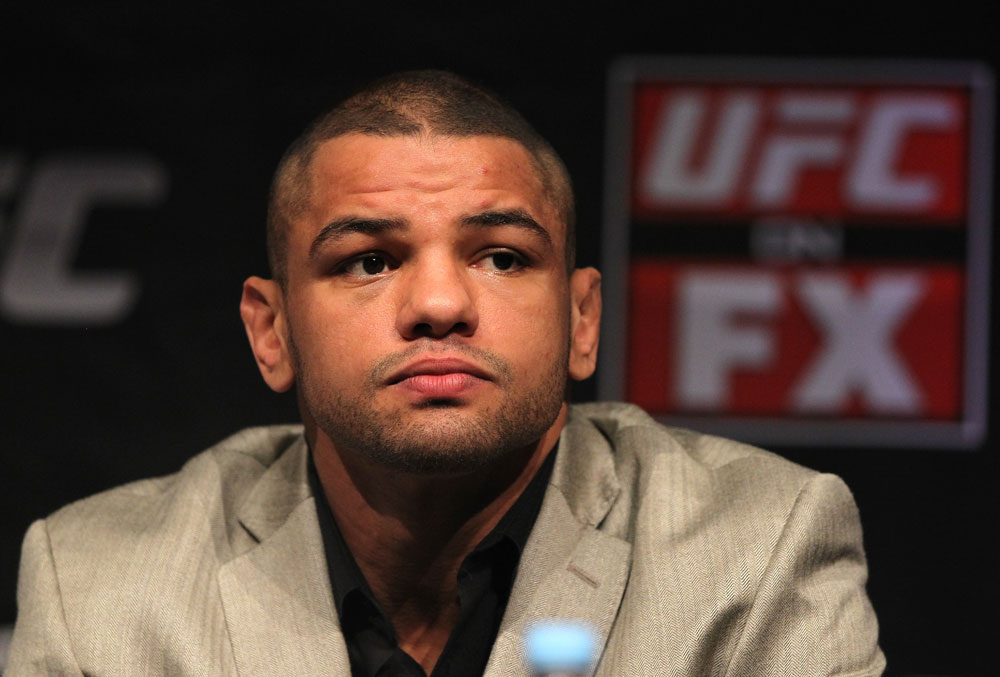 SYDNEY, AUSTRALIA - MARCH 01:  Thiago Alves attends the UFC on FX press conference at the Star Casino on March 1, 2012 in Sydney, Australia.  (Photo by Josh Hedges/Zuffa LLC/Zuffa LLC via Getty Images) *** Local Caption *** Thiago Alves