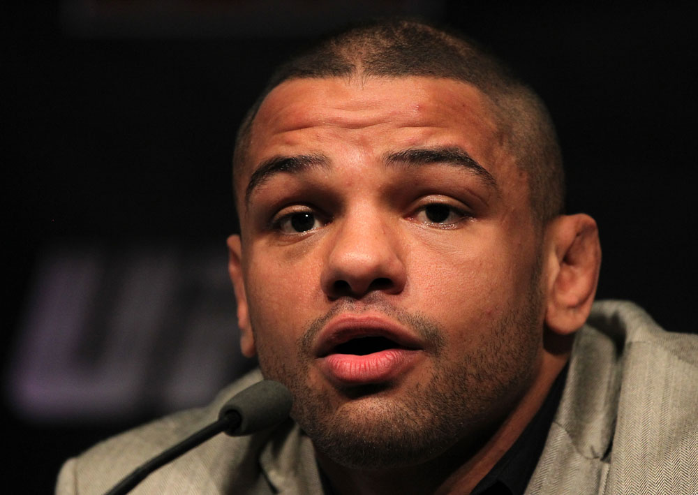 SYDNEY, AUSTRALIA - MARCH 01:  Thiago Alves attends the UFC on FX press conference at the Star Casino on March 1, 2012 in Sydney, Australia.  (Photo by Josh Hedges/Zuffa LLC/Zuffa LLC via Getty Images) *** Local Caption *** Thiago Alves