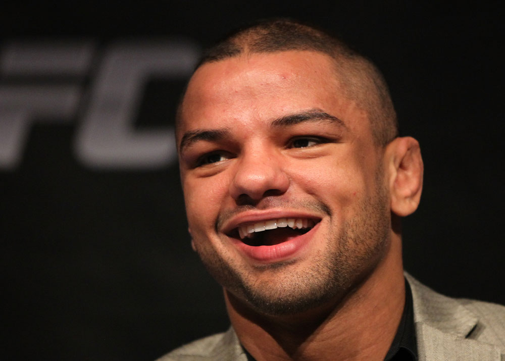 SYDNEY, AUSTRALIA - MARCH 01:  Thiago Alves attends the UFC on FX press conference at the Star Casino on March 1, 2012 in Sydney, Australia.  (Photo by Josh Hedges/Zuffa LLC/Zuffa LLC via Getty Images) *** Local Caption *** Thiago Alves