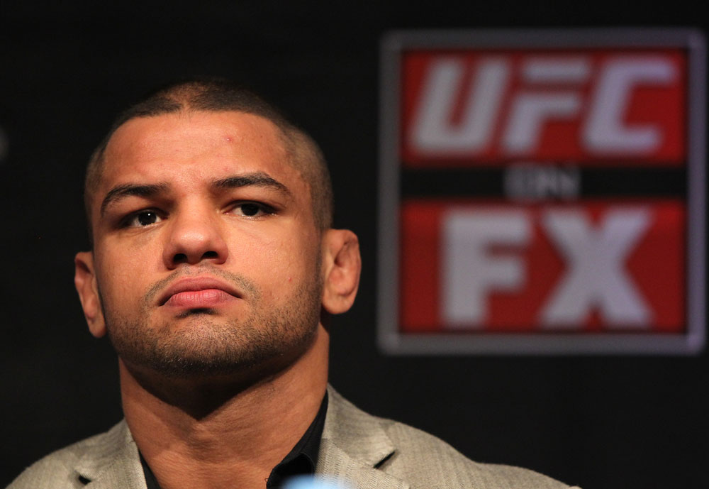 SYDNEY, AUSTRALIA - MARCH 01:  Thiago Alves attends the UFC on FX press conference at the Star Casino on March 1, 2012 in Sydney, Australia.  (Photo by Josh Hedges/Zuffa LLC/Zuffa LLC via Getty Images) *** Local Caption *** Thiago Alves