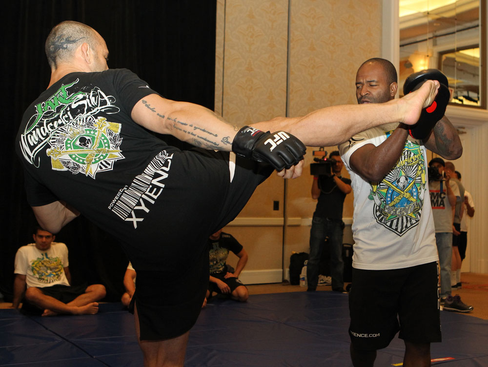 UFC 132 Open Workouts: Wanderlei Silva