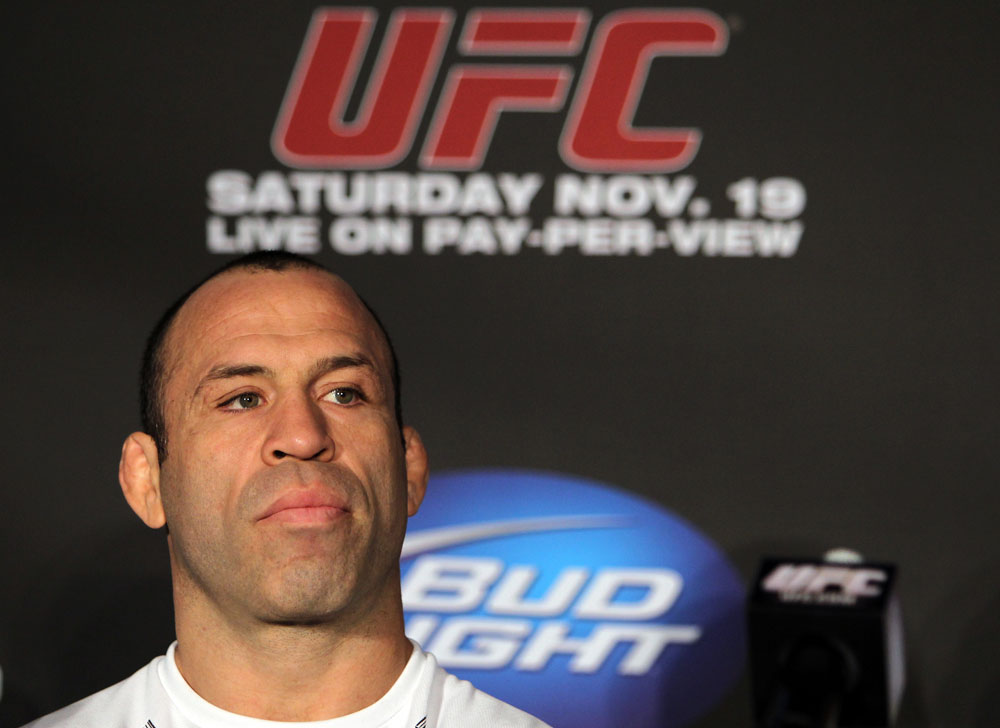 SAN FRANCISCO, CA - NOVEMBER 17: Wanderlei Silva attends the UFC 139 pre-fight press conference at the Fort Mason Center on November 17, 2011 in San Francisco, California. (Photo by Josh Hedges/Zuffa LLC/Zuffa LLC via Getty Images)
