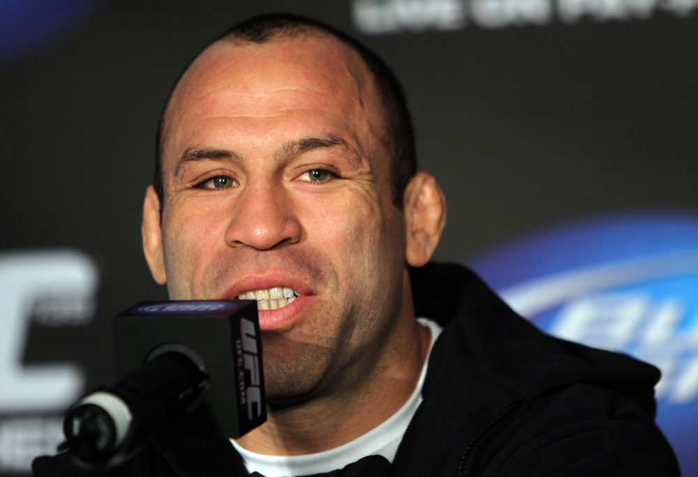 SAN FRANCISCO, CA - NOVEMBER 17: Wanderlei Silva attends the UFC 139 pre-fight press conference at the Fort Mason Center on November 17, 2011 in San Francisco, California. (Photo by Josh Hedges/Zuffa LLC/Zuffa LLC via Getty Images)