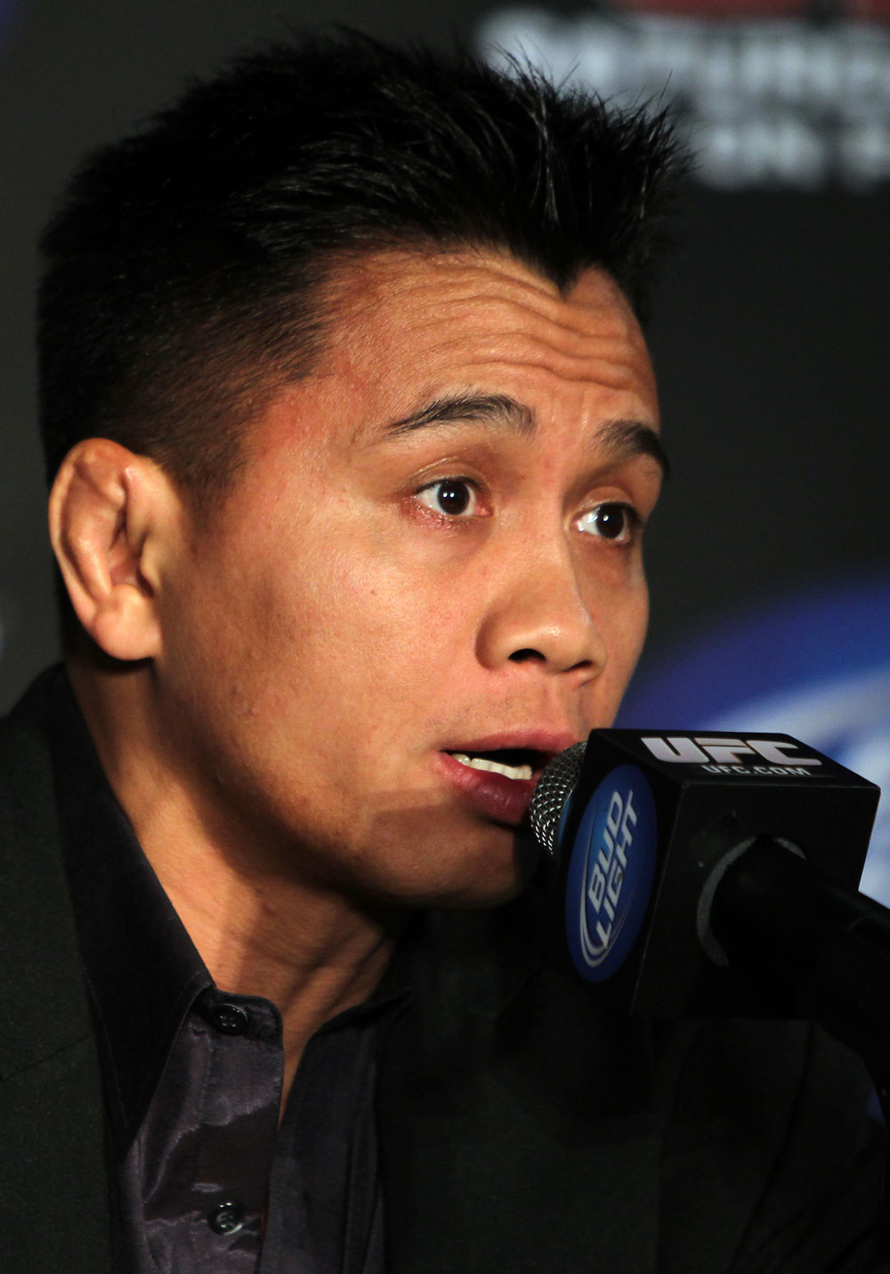 SAN FRANCISCO, CA - NOVEMBER 17: Cung Le attends the UFC 139 pre-fight press conference at the Fort Mason Center on November 17, 2011 in San Francisco, California. (Photo by Josh Hedges/Zuffa LLC/Zuffa LLC via Getty Images)