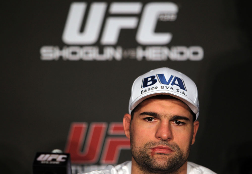 SAN FRANCISCO, CA - NOVEMBER 17: Mauricio "Shogun" Rua attends the UFC 139 pre-fight press conference at the Fort Mason Center on November 17, 2011 in San Francisco, California. (Photo by Josh Hedges/Zuffa LLC/Zuffa LLC via Getty Images)