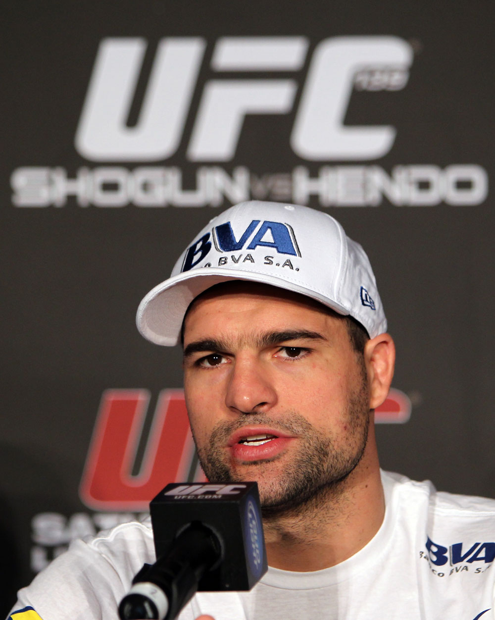 SAN FRANCISCO, CA - NOVEMBER 17: Mauricio "Shogun" Rua attends the UFC 139 pre-fight press conference at the Fort Mason Center on November 17, 2011 in San Francisco, California. (Photo by Josh Hedges/Zuffa LLC/Zuffa LLC via Getty Images)