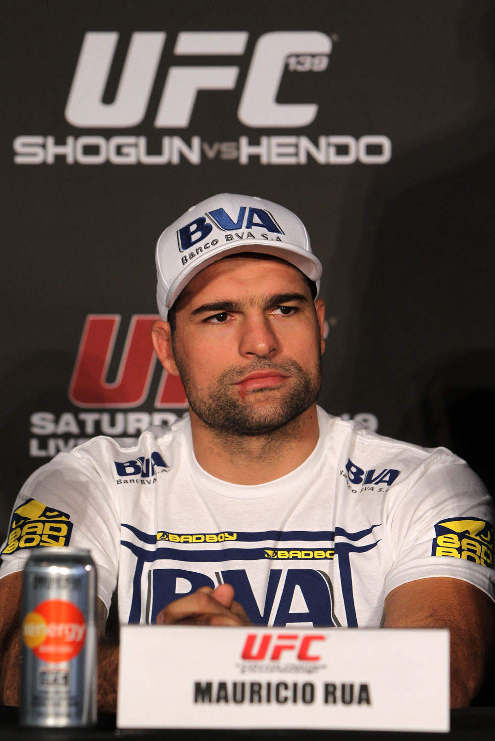 SAN FRANCISCO, CA - NOVEMBER 17: Mauricio "Shogun" Rua attends the UFC 139 pre-fight press conference at the Fort Mason Center on November 17, 2011 in San Francisco, California. (Photo by Josh Hedges/Zuffa LLC/Zuffa LLC via Getty Images)