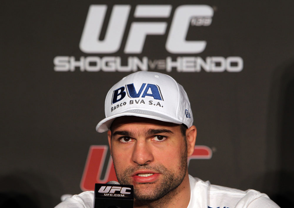 SAN FRANCISCO, CA - NOVEMBER 17: Mauricio "Shogun" Rua attends the UFC 139 pre-fight press conference at the Fort Mason Center on November 17, 2011 in San Francisco, California. (Photo by Josh Hedges/Zuffa LLC/Zuffa LLC via Getty Images)