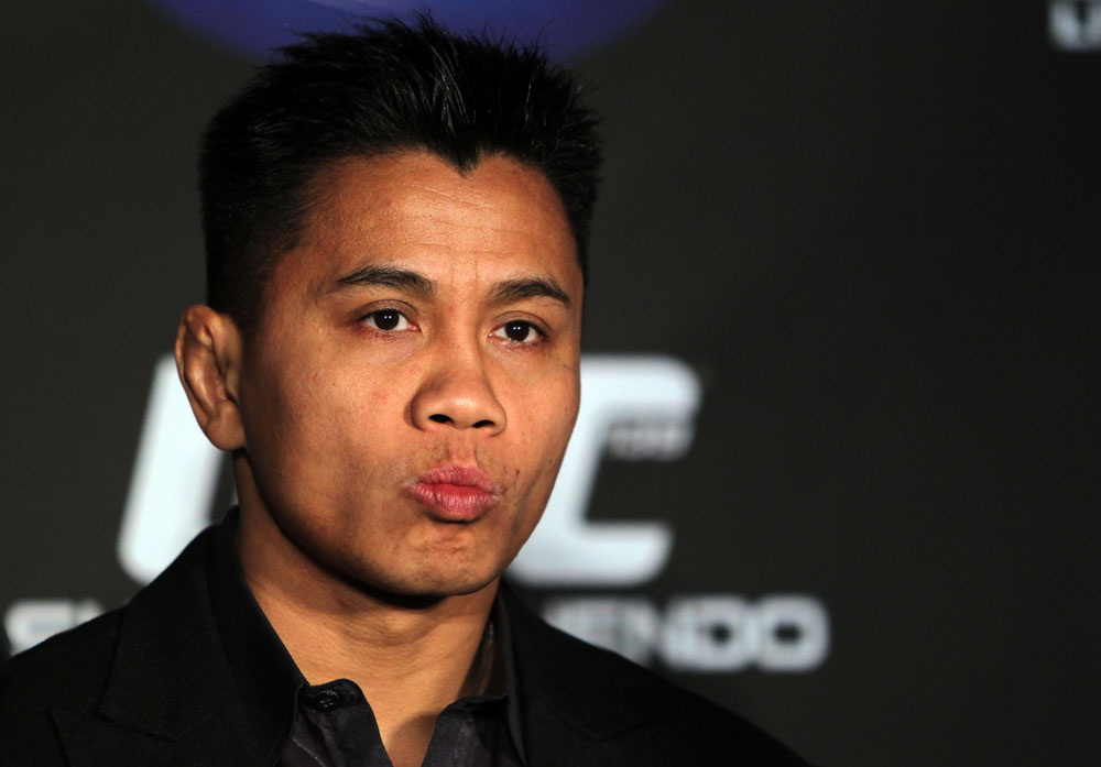 SAN FRANCISCO, CA - NOVEMBER 17: Cung Le attends the UFC 139 pre-fight press conference at the Fort Mason Center on November 17, 2011 in San Francisco, California. (Photo by Josh Hedges/Zuffa LLC/Zuffa LLC via Getty Images)