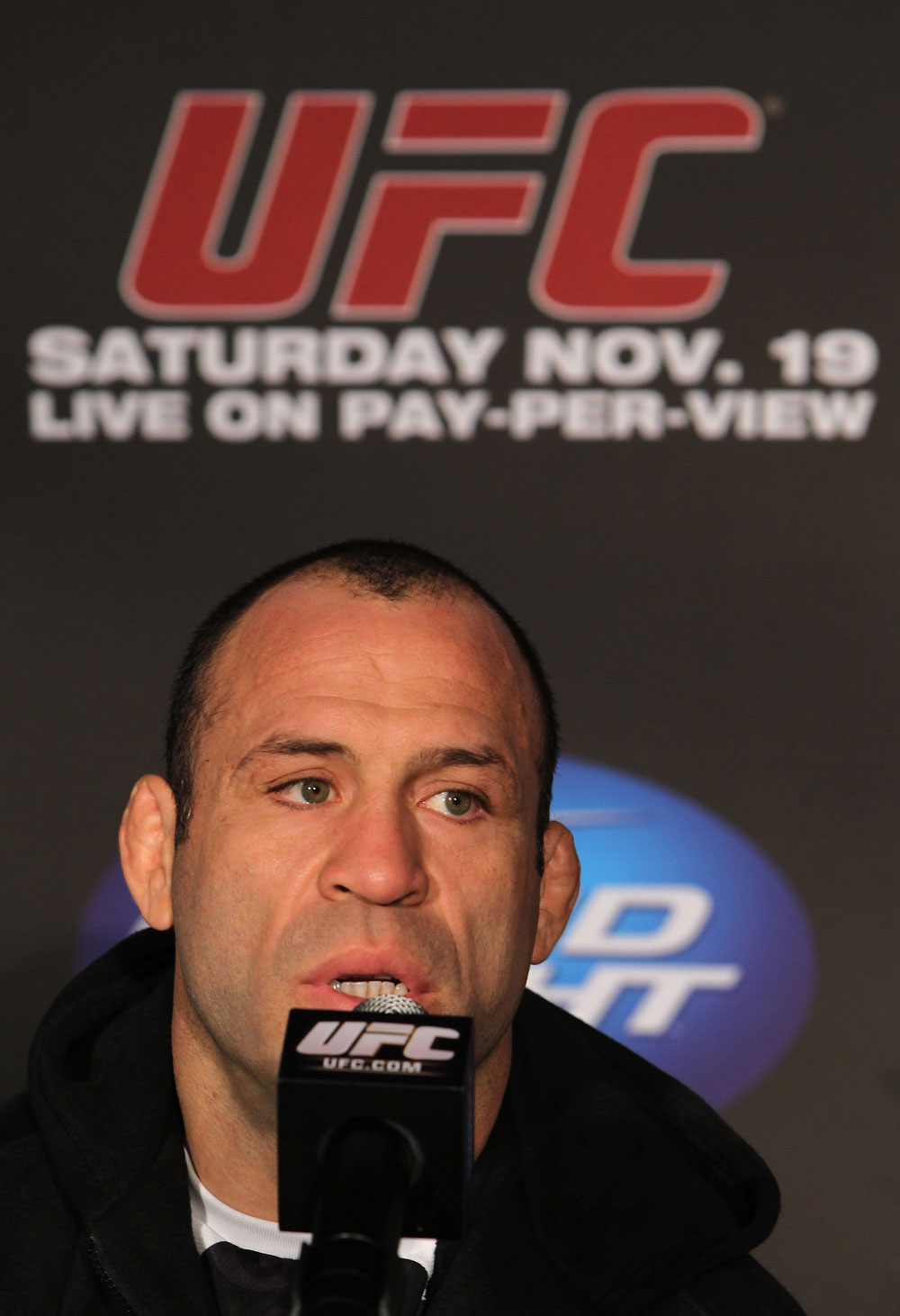 SAN FRANCISCO, CA - NOVEMBER 17: Wanderlei Silva attends the UFC 139 pre-fight press conference at the Fort Mason Center on November 17, 2011 in San Francisco, California. (Photo by Josh Hedges/Zuffa LLC/Zuffa LLC via Getty Images)