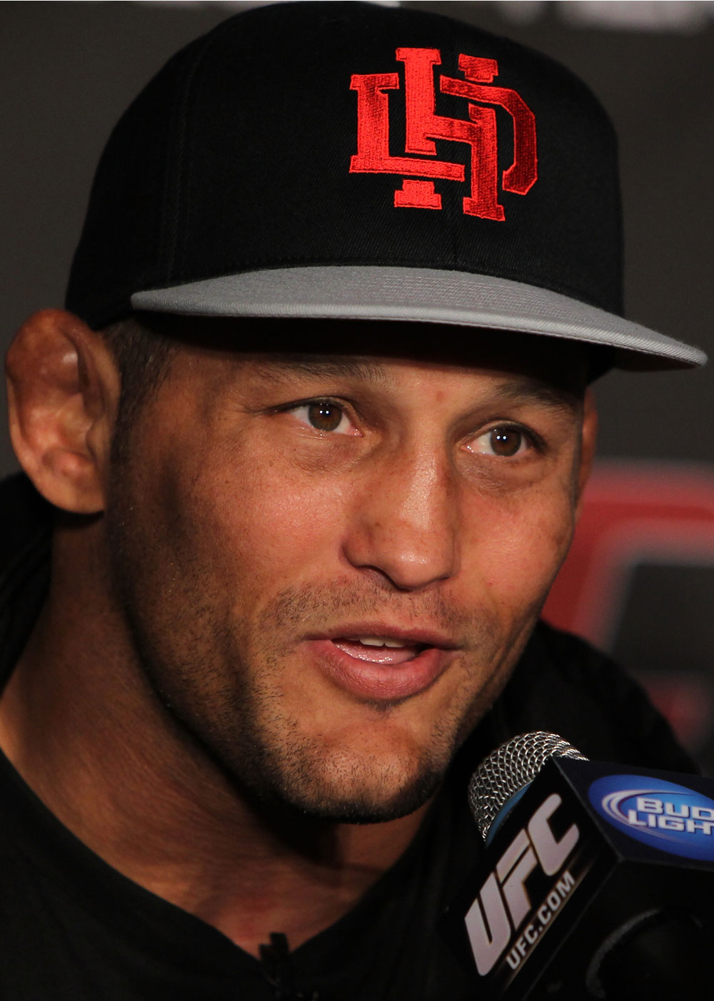 SAN FRANCISCO, CA - NOVEMBER 17: Dan Henderson attends the UFC 139 pre-fight press conference at the Fort Mason Center on November 17, 2011 in San Francisco, California. (Photo by Josh Hedges/Zuffa LLC/Zuffa LLC via Getty Images)