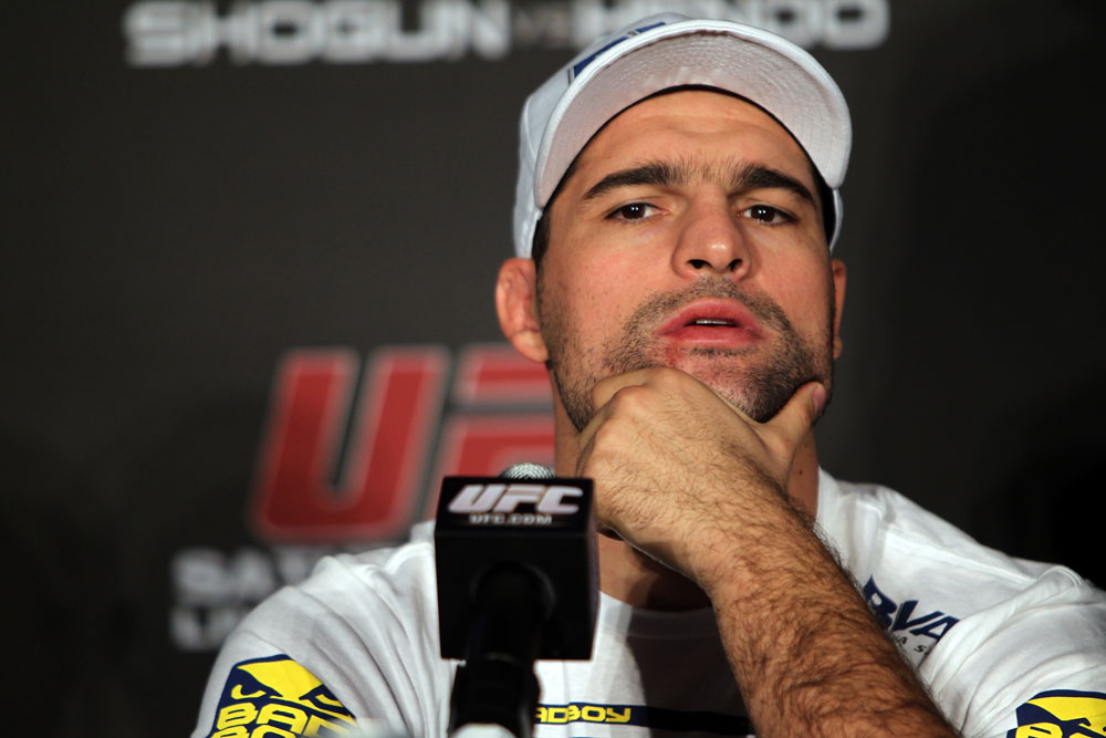 SAN FRANCISCO, CA - NOVEMBER 17: Mauricio "Shogun" Rua attends the UFC 139 pre-fight press conference at the Fort Mason Center on November 17, 2011 in San Francisco, California. (Photo by Josh Hedges/Zuffa LLC/Zuffa LLC via Getty Images)