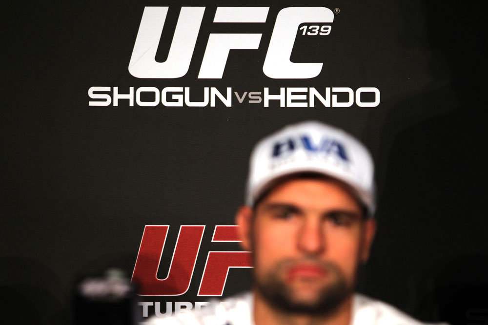 SAN FRANCISCO, CA - NOVEMBER 17: Mauricio "Shogun" Rua attends the UFC 139 pre-fight press conference at the Fort Mason Center on November 17, 2011 in San Francisco, California. (Photo by Josh Hedges/Zuffa LLC/Zuffa LLC via Getty Images)
