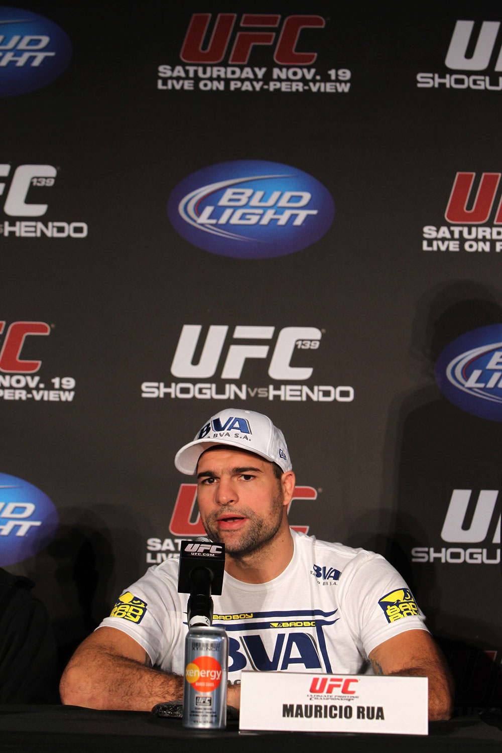 SAN FRANCISCO, CA - NOVEMBER 17: Mauricio "Shogun" Rua attends the UFC 139 pre-fight press conference at the Fort Mason Center on November 17, 2011 in San Francisco, California. (Photo by Josh Hedges/Zuffa LLC/Zuffa LLC via Getty Images)