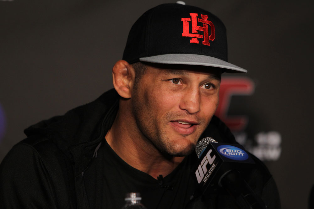SAN FRANCISCO, CA - NOVEMBER 17: Dan Henderson attends the UFC 139 pre-fight press conference at the Fort Mason Center on November 17, 2011 in San Francisco, California. (Photo by Josh Hedges/Zuffa LLC/Zuffa LLC via Getty Images)