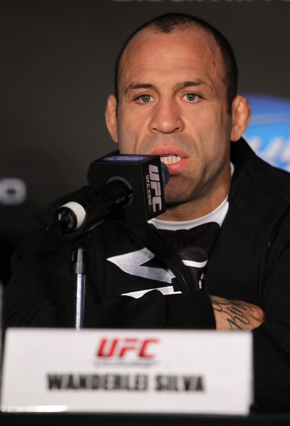 SAN FRANCISCO, CA - NOVEMBER 17: Wanderlei Silva attends the UFC 139 pre-fight press conference at the Fort Mason Center on November 17, 2011 in San Francisco, California. (Photo by Josh Hedges/Zuffa LLC/Zuffa LLC via Getty Images)