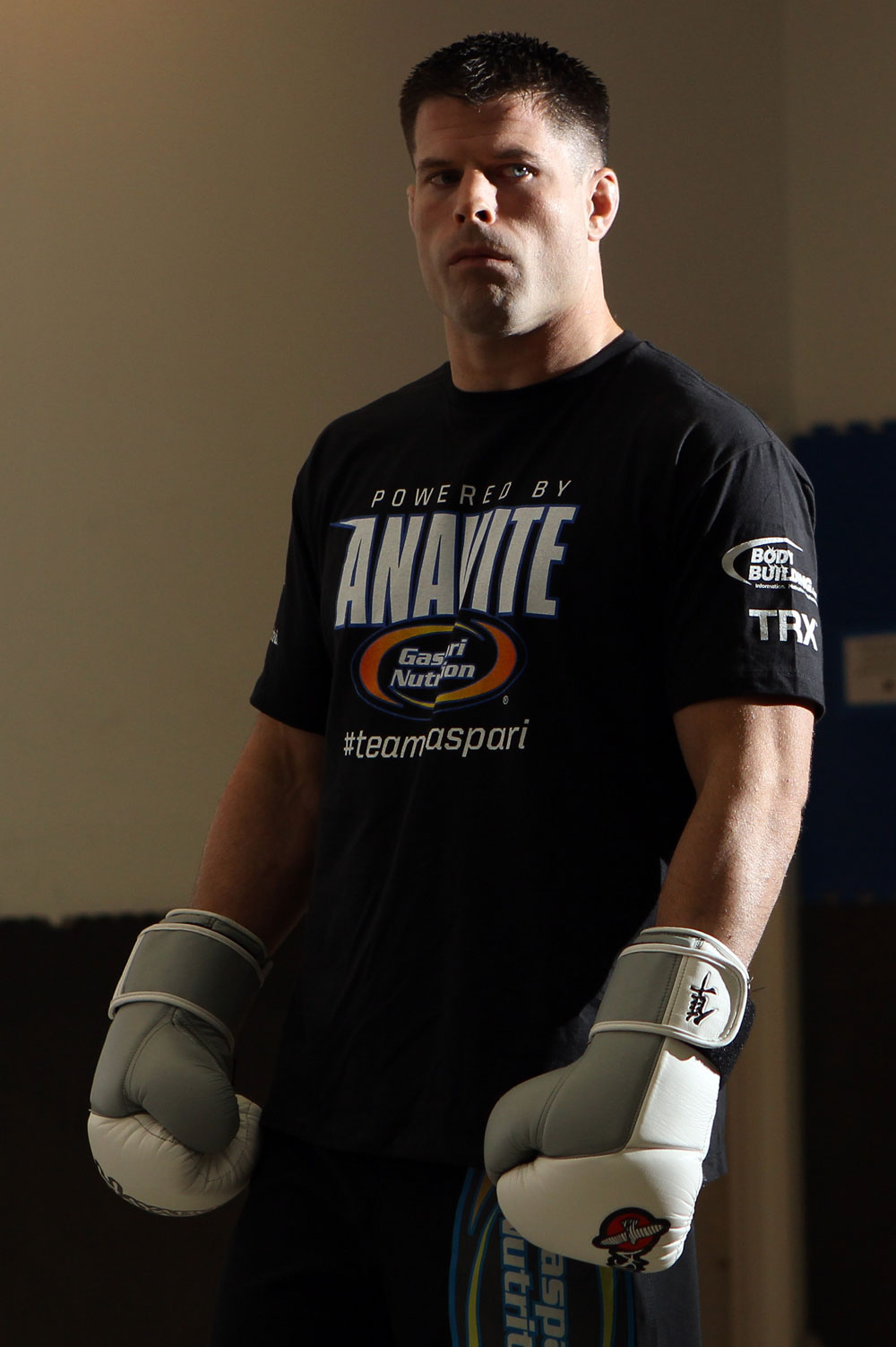 STOCKHOLM, SWEDEN - APRIL 11: Brian Stann of the United States works out for the media during the UFC open workouts at Pancrase Gym on April 11, 2012 in Stockholm, Sweden. (Photo by Josh Hedges/Zuffa LLC/Zuffa LLC via Getty Images)