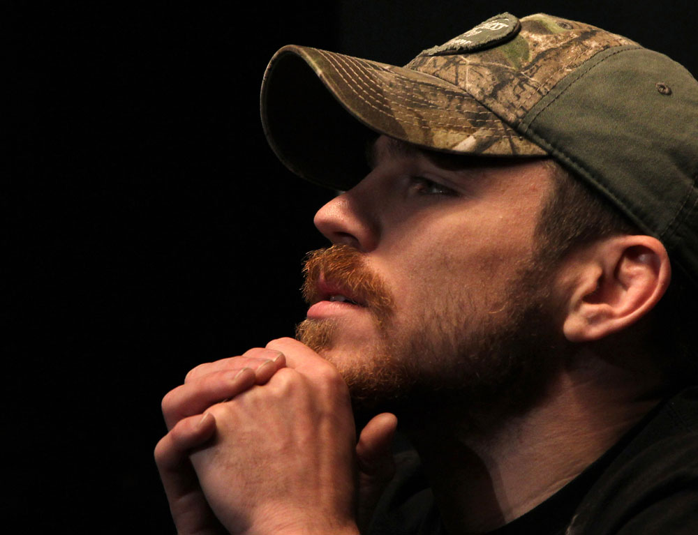 NEW YORK, NY - MAY 03: Jim Miller attends the UFC on FOX pre-fight press conference at Beacon Theatre on May 3, 2012 in New York City. (Photo by Josh Hedges/Zuffa LLC/Zuffa LLC via Getty Images)