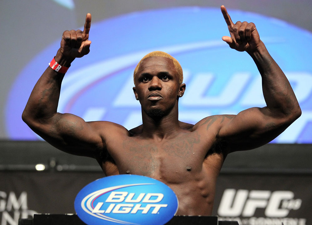 LAS VEGAS, NV - JULY 6: Melvin Guillard makes weight during the UFC 148 Weigh In at the Mandalay Bay Events Center on July 6, 2012 in Las Vegas, Nevada. (Photo by Josh Hedges/Zuffa LLC/Zuffa LLC via Getty Images)