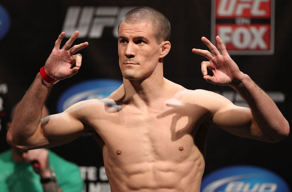 EAST RUTHERFORD, NJ - MAY 04: John Cholish weighs in during the UFC on FOX official weigh in at Izod Center on May 4, 2012 in East Rutherford, New Jersey. (Photo by Josh Hedges/Zuffa LLC/Zuffa LLC via Getty Images)
