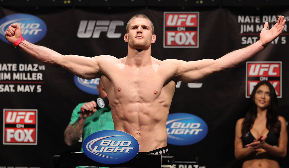 EAST RUTHERFORD, NJ - MAY 04: Pascal Krauss weighs in during the UFC on FOX official weigh in at Izod Center on May 4, 2012 in East Rutherford, New Jersey. (Photo by Josh Hedges/Zuffa LLC/Zuffa LLC via Getty Images)
