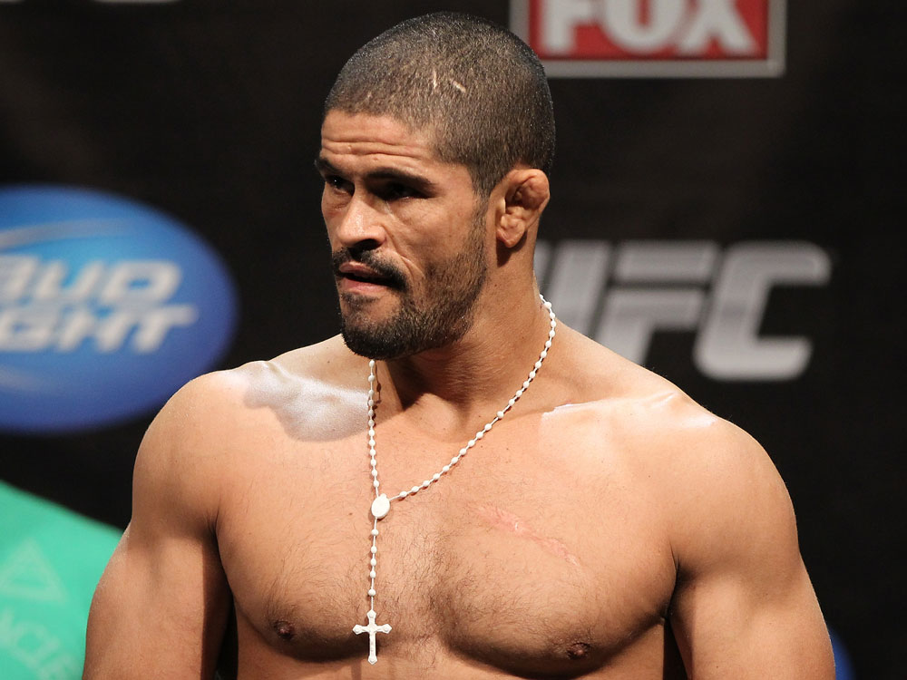 EAST RUTHERFORD, NJ - MAY 04: Rousimar Palhares weighs in during the UFC on FOX official weigh in at Izod Center on May 4, 2012 in East Rutherford, New Jersey. (Photo by Josh Hedges/Zuffa LLC/Zuffa LLC via Getty Images)