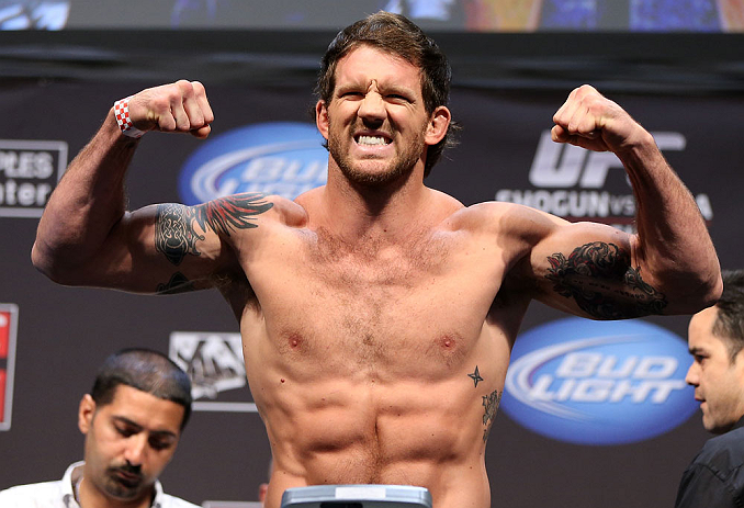 LOS ANGELES - AUGUST 03: Ryan Bader makes weight during the UFC on FOX weigh in at Staples Center on August 3, 2012 in Los Angeles, California. (Photo by Josh Hedges/Zuffa LLC/Zuffa LLC via Getty Images)
