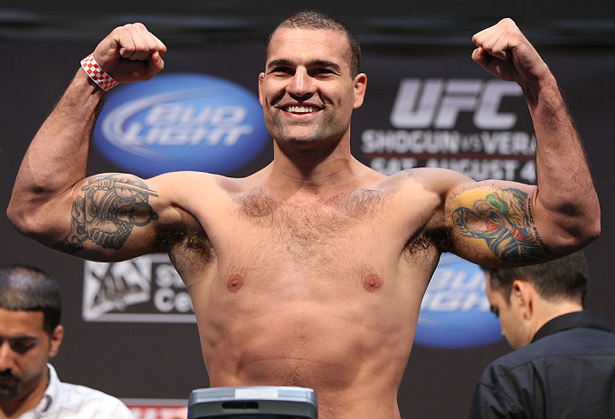 LOS ANGELES - AUGUST 03: Mauricio ''Shogun'' Rua makes weight during the UFC on FOX weigh in at Staples Center on August 3, 2012 in Los Angeles, California. (Photo by Josh Hedges/Zuffa LLC/Zuffa LLC via Getty Images)