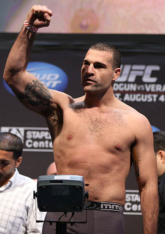 LOS ANGELES - AUGUST 03: Mauricio ''Shogun'' Rua makes weight during the UFC on FOX weigh in at Staples Center on August 3, 2012 in Los Angeles, California. (Photo by Josh Hedges/Zuffa LLC/Zuffa LLC via Getty Images)
