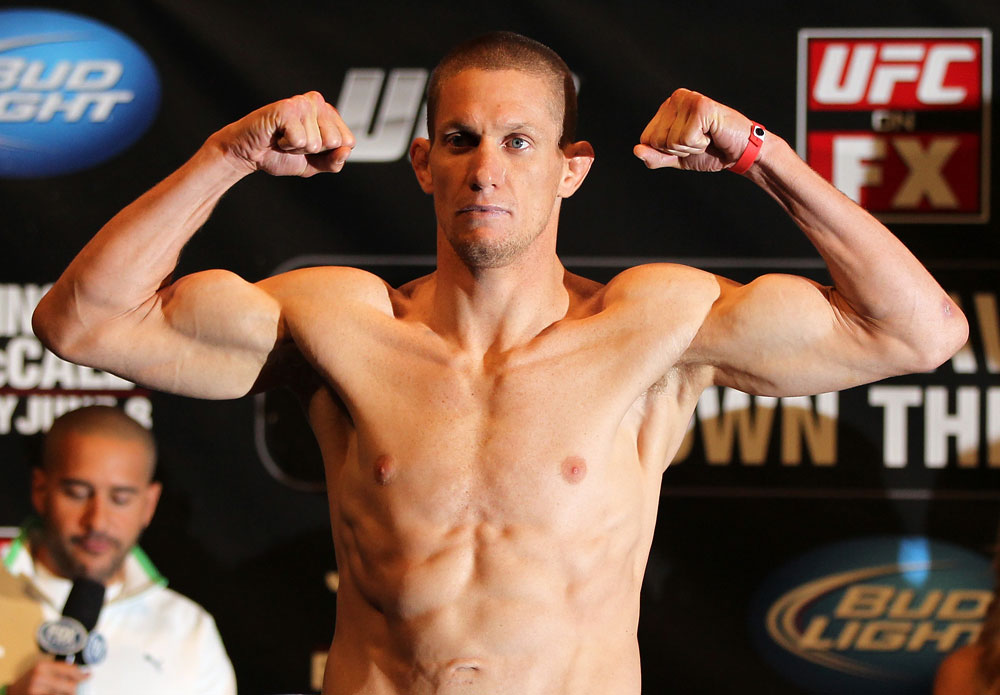 SUNRISE, FL - JUNE 07:   Seth Baczynski makes weight during the UFC on FX 3 official weigh in at Bank Atlantic Center on June 7, 2012 in Sunrise, Florida.  (Photo by Josh Hedges/Zuffa LLC/Zuffa LLC via Getty Images)