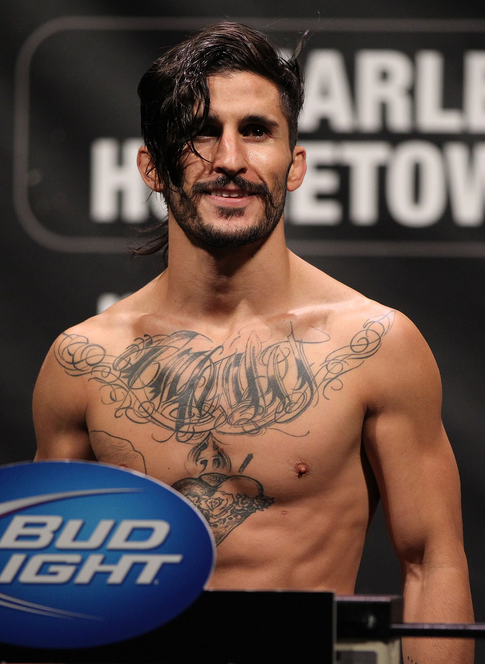 SUNRISE, FL - JUNE 07:   Ian McCall makes weight during the UFC on FX 3 official weigh in at Bank Atlantic Center on June 7, 2012 in Sunrise, Florida.  (Photo by Josh Hedges/Zuffa LLC/Zuffa LLC via Getty Images)