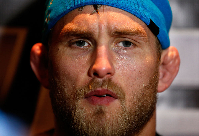 SEATTLE, WA - DECEMBER 05:  Alexander Gustafsson interacts with media during the UFC on FOX open workouts on December 5, 2012  at the Grand Hyatt Seattle in Seattle, Washington.  (Photo by Josh Hedges/Zuffa LLC/Zuffa LLC via Getty Images)