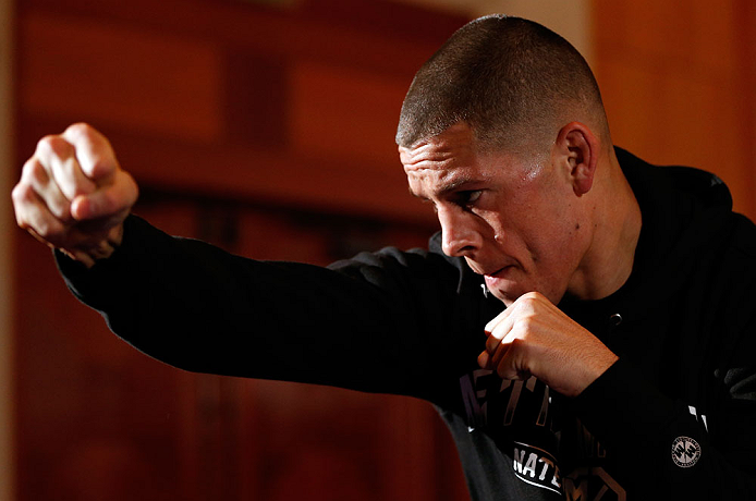 Number one lightweight contender Nate Diaz Number one lightweight contender Nate Diaz