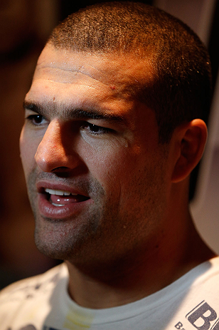 SEATTLE, WA - DECEMBER 05:  Mauricio "Shogun" Rua interacts with media during the UFC on FOX open workouts on December 5, 2012  at the Grand Hyatt Seattle in Seattle, Washington.  (Photo by Josh Hedges/Zuffa LLC/Zuffa LLC via Getty Images)