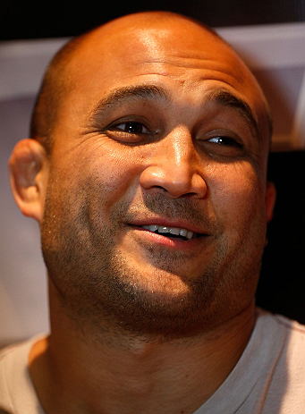 SEATTLE, WA - DECEMBER 05:  BJ Penn interacts with media during the UFC on FOX open workouts on December 5, 2012  at the Grand Hyatt Seattle in Seattle, Washington.  (Photo by Josh Hedges/Zuffa LLC/Zuffa LLC via Getty Images)