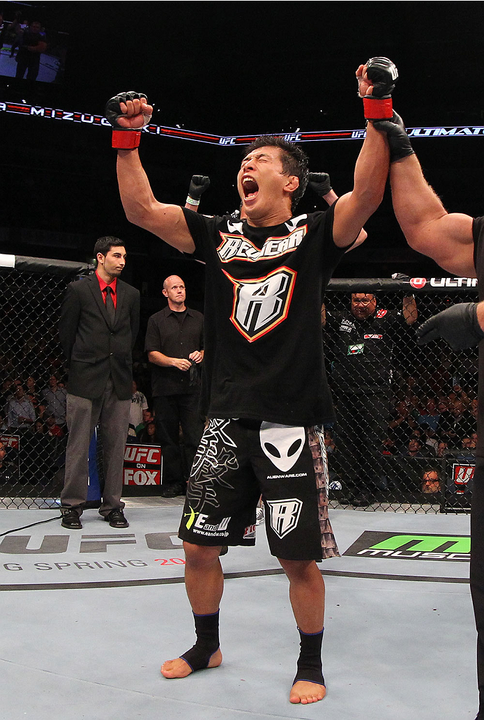 UFC bantamweight Takeya Mizugaki UFC bantamweight Takeya Mizugaki