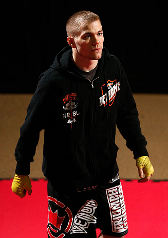 LONDON, ENGLAND - FEBRUARY 13: Michael McDonald conducts an open training session for media on February 13, 2013 at Hooks Gym in London, England. (Photo by Josh Hedges/Zuffa LLC/Zuffa LLC via Getty Images)