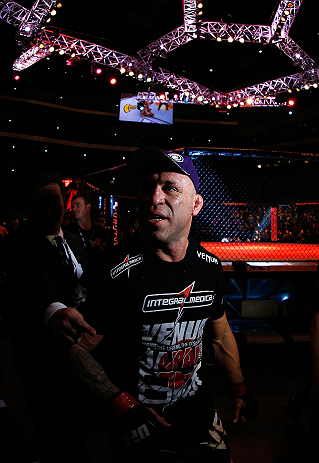 SAITAMA, JAPAN - MARCH 03:  Wanderlei Silva exits the arena after knocking out Brian Stann in their light heavyweight fight during the UFC on FUEL TV event at Saitama Super Arena on March 3, 2013 in Saitama, Japan.  (Photo by Josh Hedges/Zuffa LLC/Zuffa LLC via Getty Images)