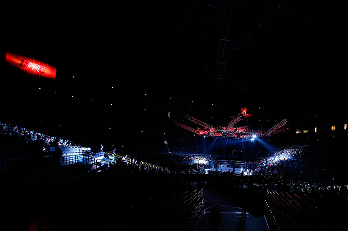 SAITAMA, JAPAN - MARCH 03:  A general view of the arena during the UFC on FUEL TV event at Saitama Super Arena on March 3, 2013 in Saitama, Japan.  (Photo by Josh Hedges/Zuffa LLC/Zuffa LLC via Getty Images)