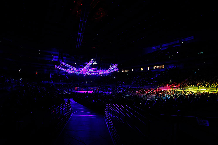 SAITAMA, JAPAN - MARCH 03:  A general view of the arena during the UFC on FUEL TV event at Saitama Super Arena on March 3, 2013 in Saitama, Japan.  (Photo by Josh Hedges/Zuffa LLC/Zuffa LLC via Getty Images)