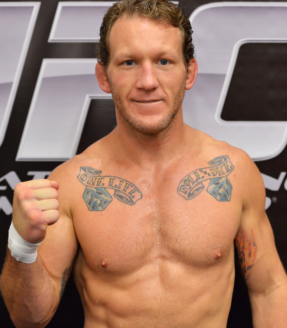 ATLANTIC CITY, NJ - JUNE 20: Gray Maynard poses for a photograph after an open workout prior to UFC on FX at Revel Casino in Atlantic City, New Jersey. (Photo by Drew Hallowell/Zuffa LLC/Zuffa LLC via Getty Images)