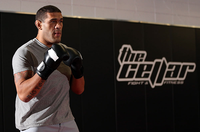 MINNEAPOLIS, MN - OCTOBER 02: Antonio Silva works out for media and fans during an open training session at Cellar Kickboxing and Martial Arts on October 2, 2012 in Minneapolis, Minnesota. (Photo by Josh Hedges/Zuffa LLC/Zuffa LLC via Getty Images)