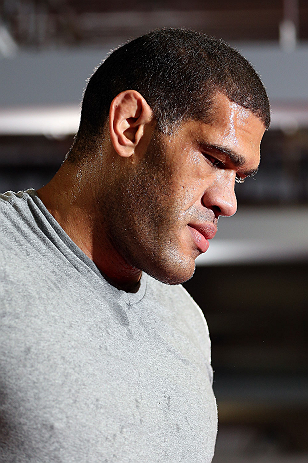 MINNEAPOLIS, MN - OCTOBER 02: Antonio Silva works out for media and fans during an open training session at Cellar Kickboxing and Martial Arts on October 2, 2012 in Minneapolis, Minnesota. (Photo by Josh Hedges/Zuffa LLC/Zuffa LLC via Getty Images)