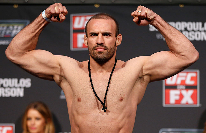 GOLD COAST, AUSTRALIA - DECEMBER 14: Igor Pokrajac weighs in during the UFC on FX weigh in on December 14, 2012 at Gold Coast Convention and Exhibition Centre in Gold Coast, Queensland, Australia. (Photo by Josh Hedges/Zuffa LLC/Zuffa LLC via Getty Images)