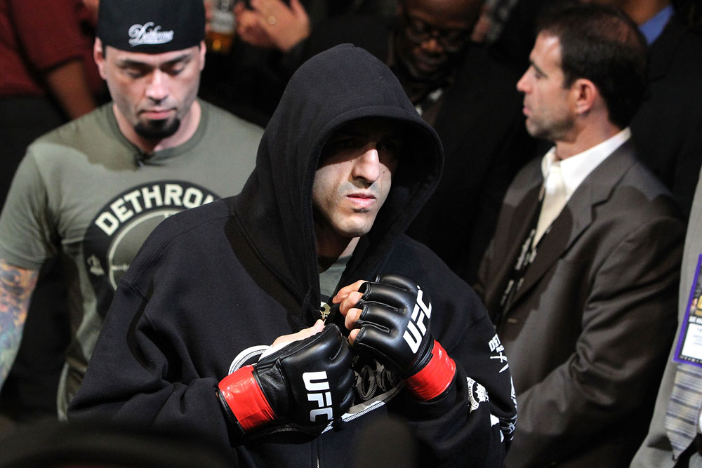 UFC 123: George Sotiropolous enters the arena.