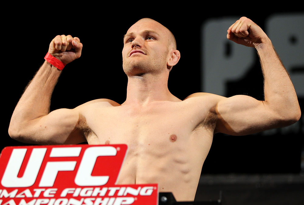 LAS VEGAS, NV - MAY 31:   Martin Kampmann makes weight during The Ultimate Fighter Live weigh in at the Palms Casino Resort on May 31, 2012 in Las Vegas, Nevada.  (Photo by Josh Hedges/Zuffa LLC/Zuffa LLC via Getty Images)  *** Local Caption *** Martin Kampmann